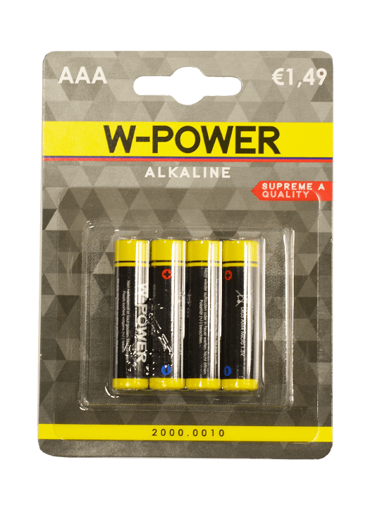 gangpad Stout Geef energie Batterijen AAA - 4 stuks kopen? - Wibra Nederland - Dat doe je goed.