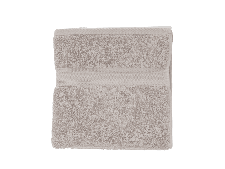 Handdoek grijs - 50 x 100 cm - Wibra