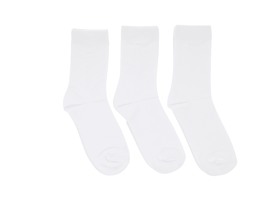 Dames sokken wit 3 paar - Wibra