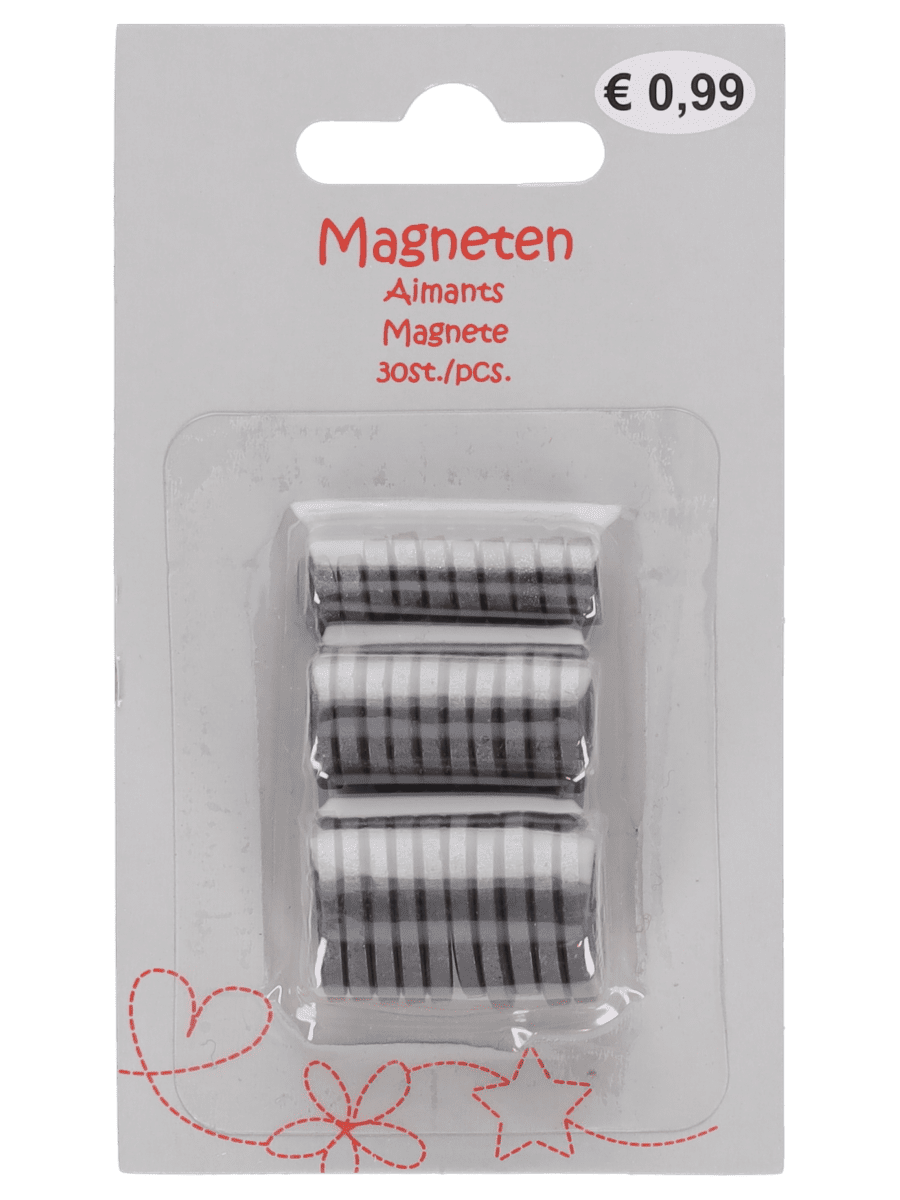 Magneetjes - 30 stuks - Wibra