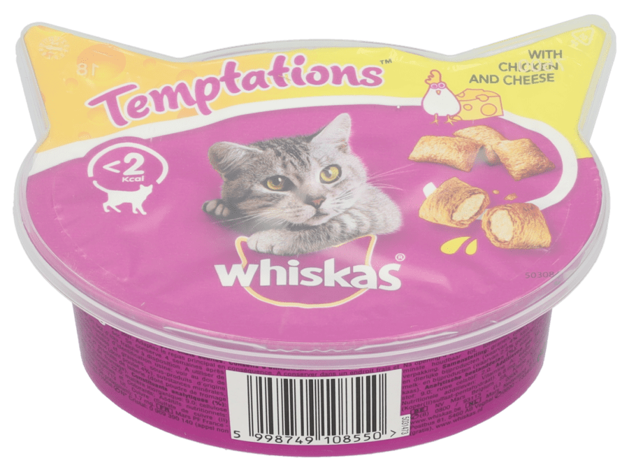 Whiskas Temptations kip/kaas - Wibra
