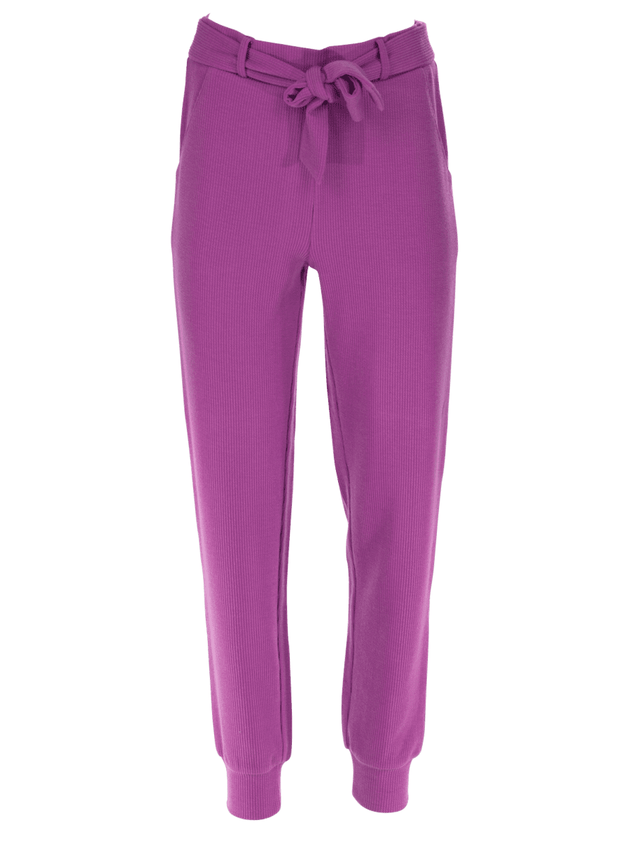JEL 30-1 Broek rib – plus size – purple1, 46/48 - Wibra