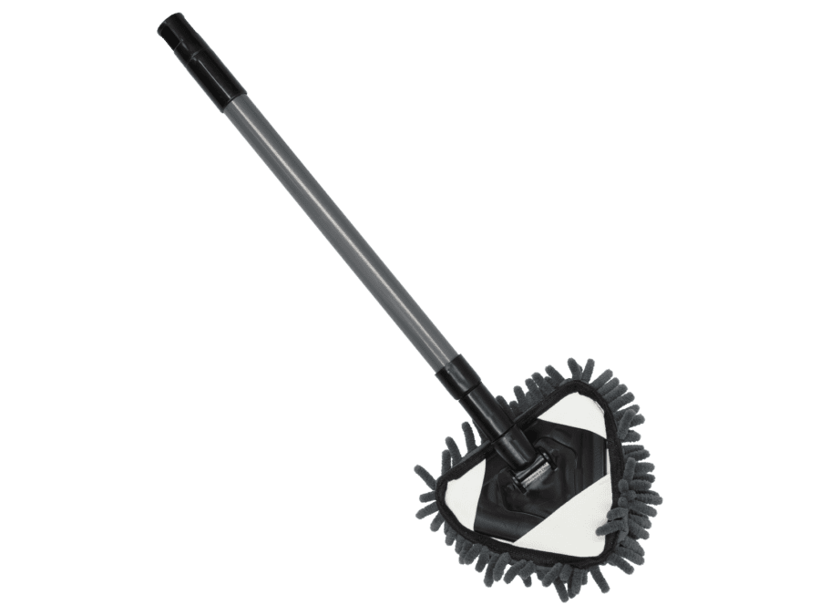 Driehoek mop microfiber – zwart - Wibra