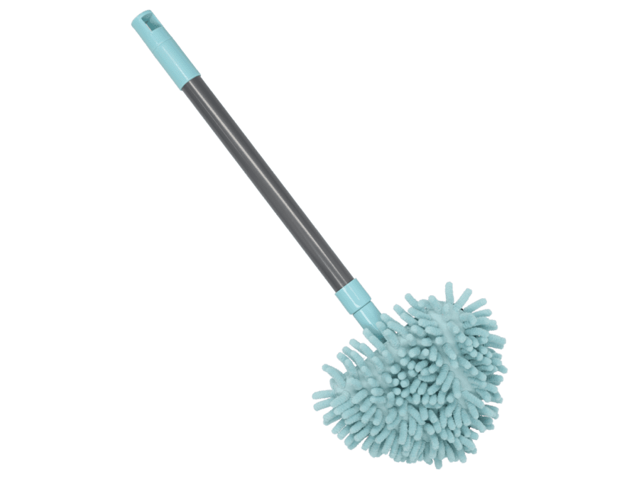 Driehoek mop microfiber – blauw - Wibra