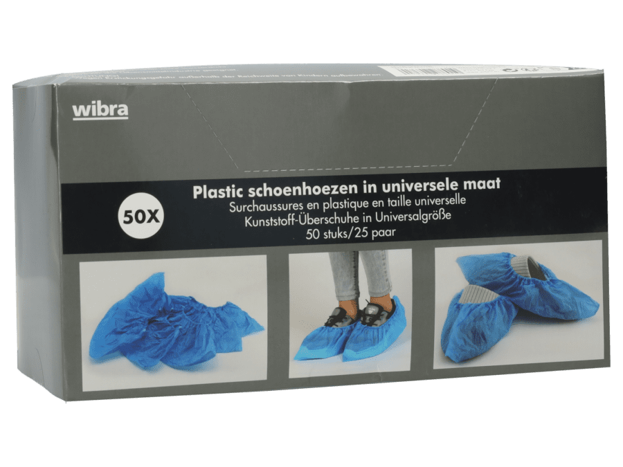 Plastic schoenhoezen 25 paar - Wibra