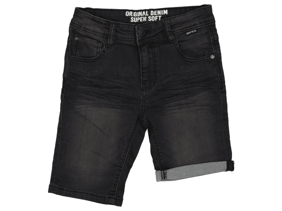 Jog jeans shorts – Zwart – 104 - Wibra