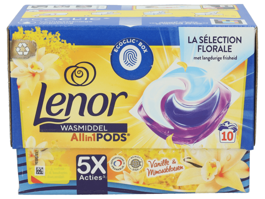 Lenor all-in-1 wasmiddel pods vanille 10 stuks - Wibra