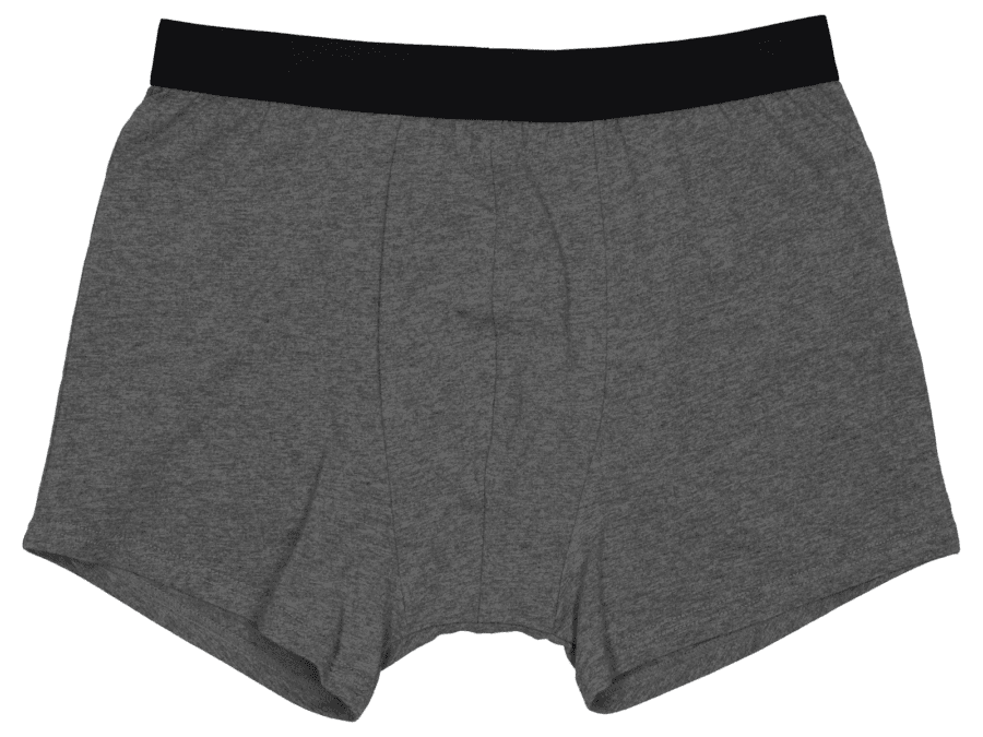 Heren boxershort uni maat XL – grijs - Wibra