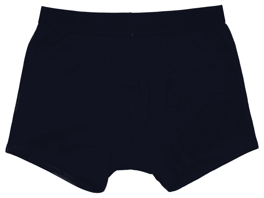 Heren boxershort uni maat XL – blauw - Wibra