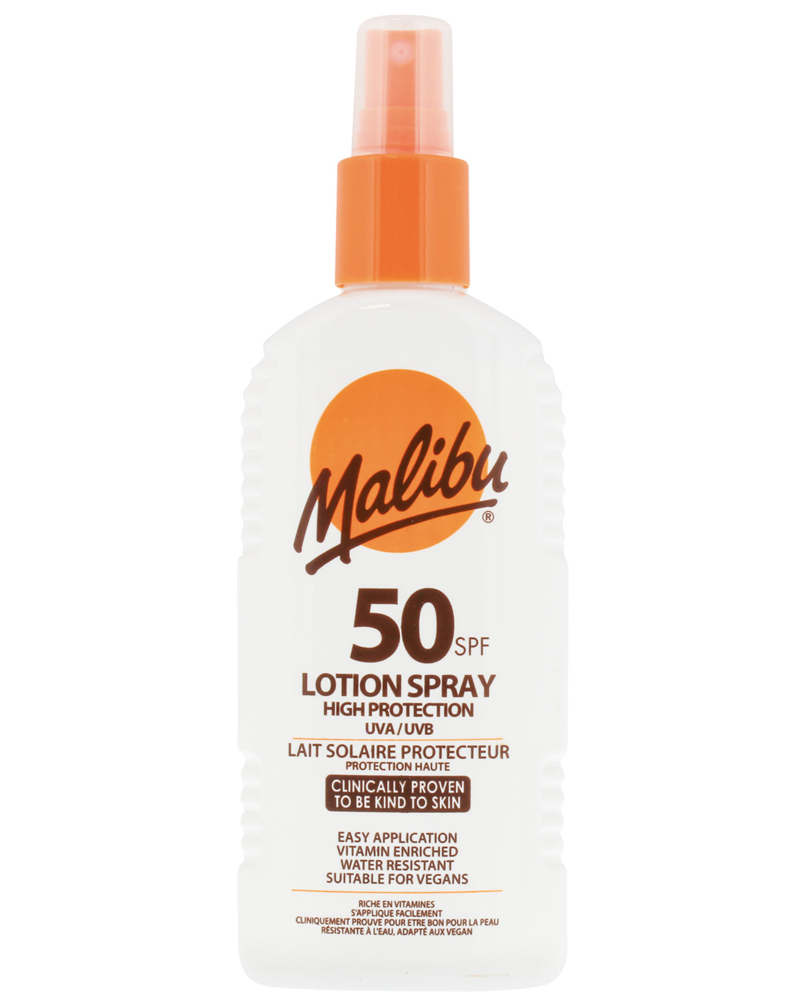 Malibu zonnebrand spray – SPF 50 - Wibra