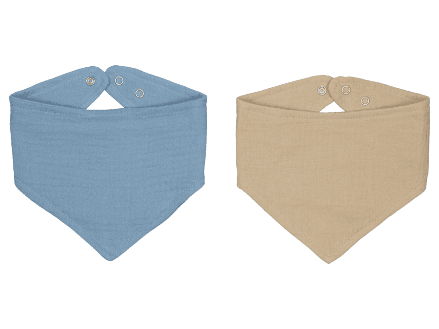2pk punt hydrofile shawl – blauw - Wibra