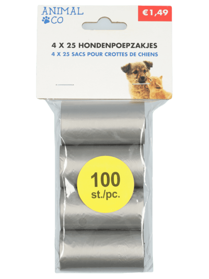 Hondenpoepzakjes 100 stuks - Wibra