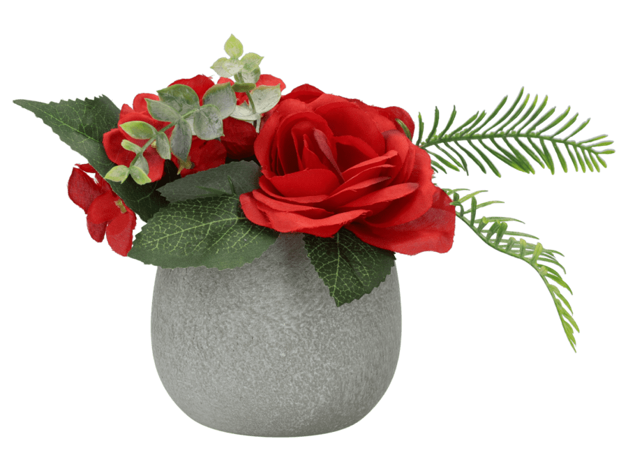 Rozen pot 16cm – rood - Wibra