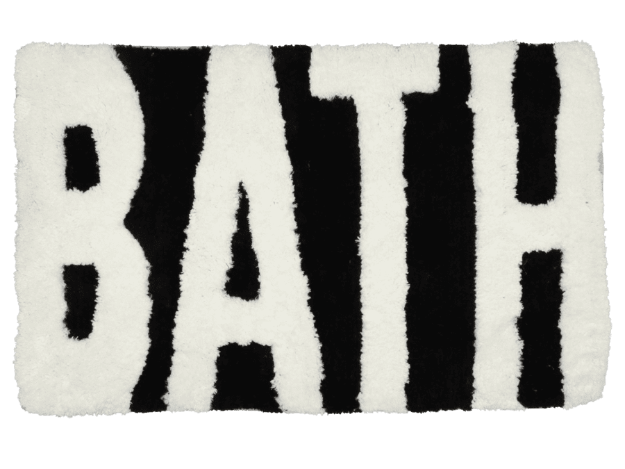 Badmat BATH 50x80cm – zwart - Wibra