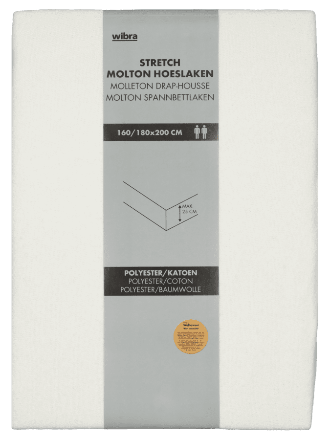 Molton - 160 x 200 cm - Wibra
